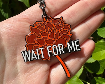 Wait For Me Hadestown Musical Enamel Keychain Keyring