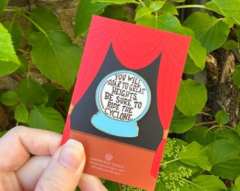 Karnak's Fortune Ride The Cyclone Enamel Pin Badge