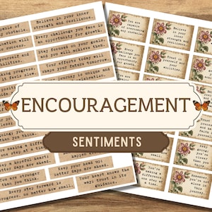 Palabras imprimibles de sentimientos de aliento, cita, palabras de diario basura, palabras digitales, efímeras, palabras para diario, palabras scrapbooking