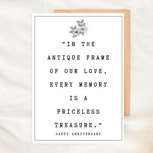 Printable Anniversary Cards for Husband, for Him, For Her, For Wife, Romantic Love Card, Love You Card, Instant Download, Digital Download