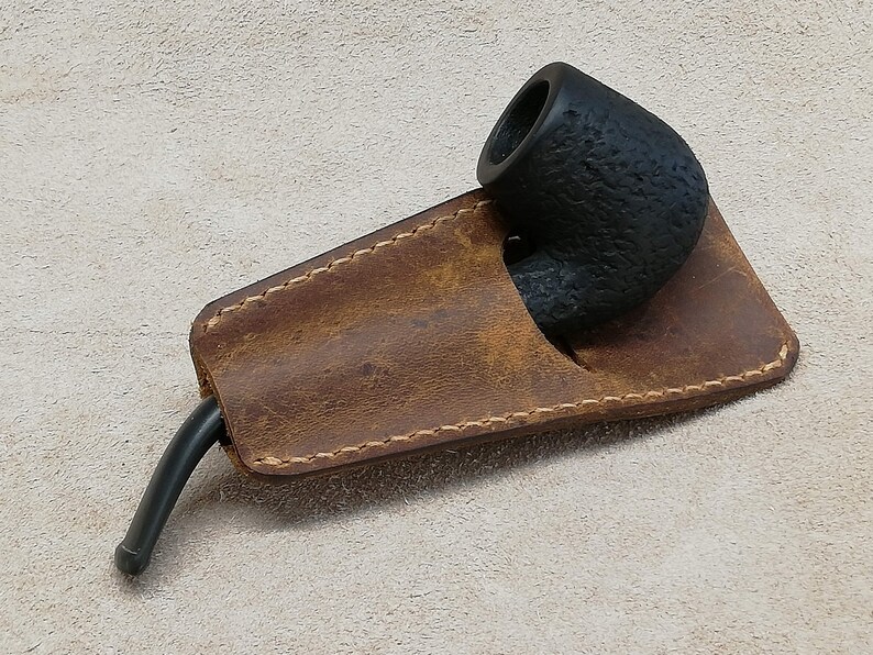 Leather Pipe Holster for Belt Etsy