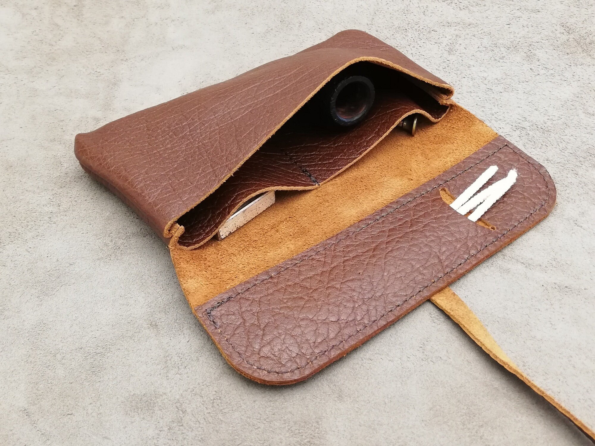 Personalized Leather Pipe Case Pipe Pouch Pipe Bag Etsy