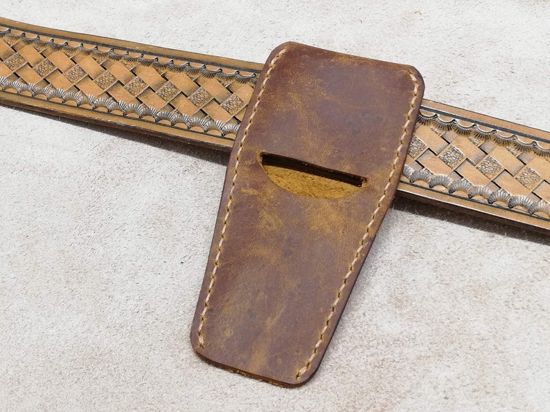 Leather Pipe Holster for Belt Etsy