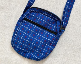 Handwoven Sako Tote Bag - Royal Blue