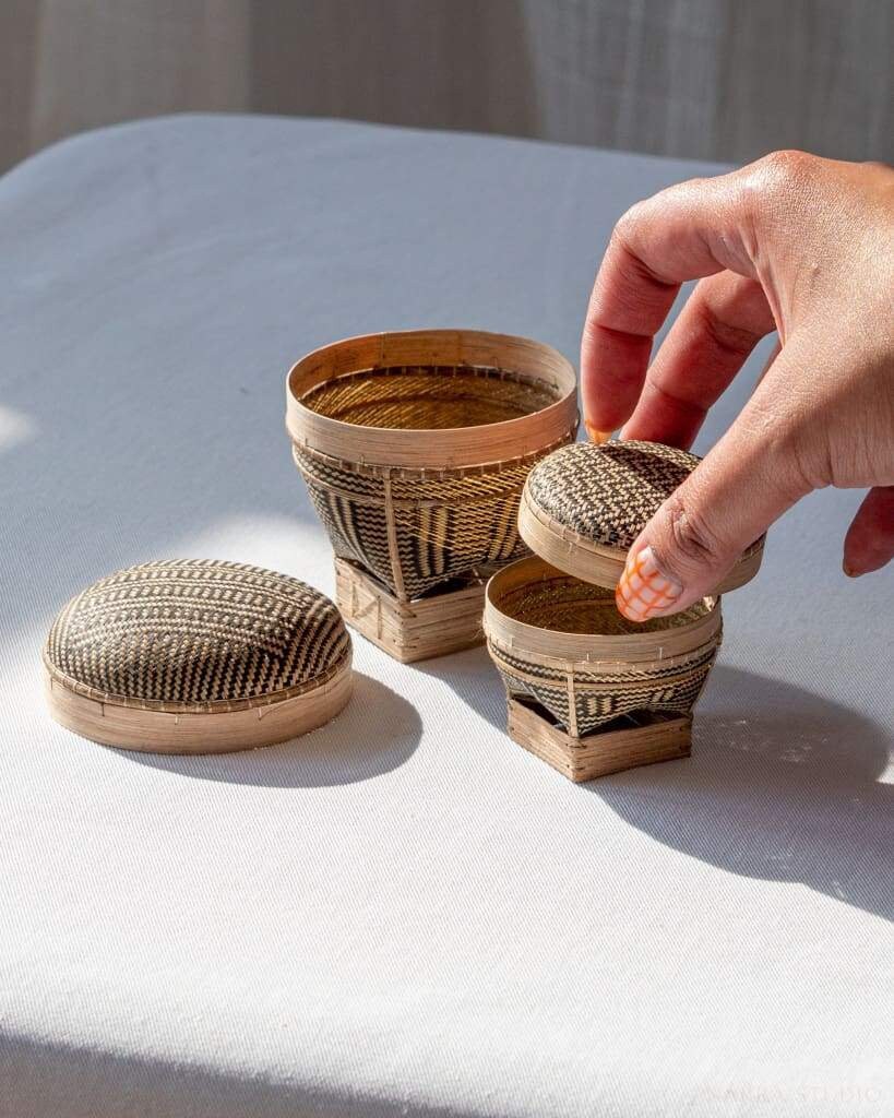 Palawan Tingkop Miniature Mini Basket Philippines Weaving Etsy