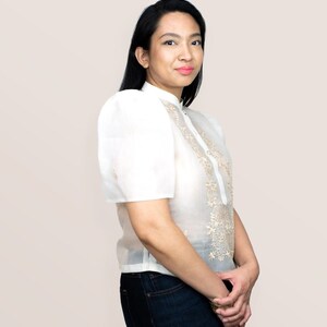 Custom Terno Blouse Modern Filipiniana 