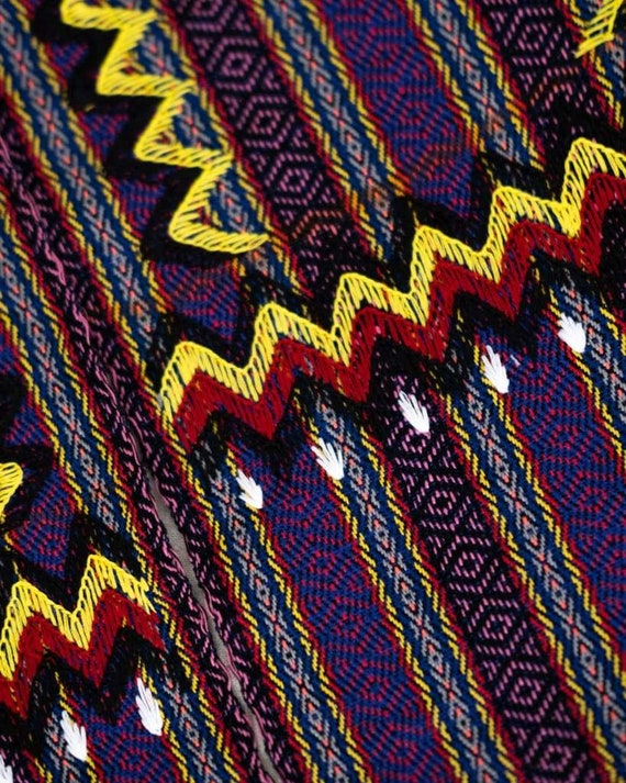 Kalinga Scarf Philippine Embroidered Purple Etsy