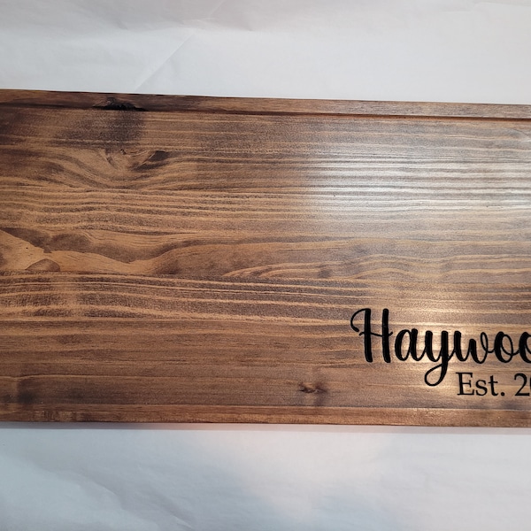 Wood Serving Tray Etsy