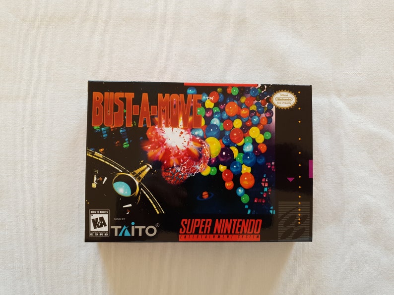 Bust A Move SNES Super NES Box With Insert Top Quality Etsy