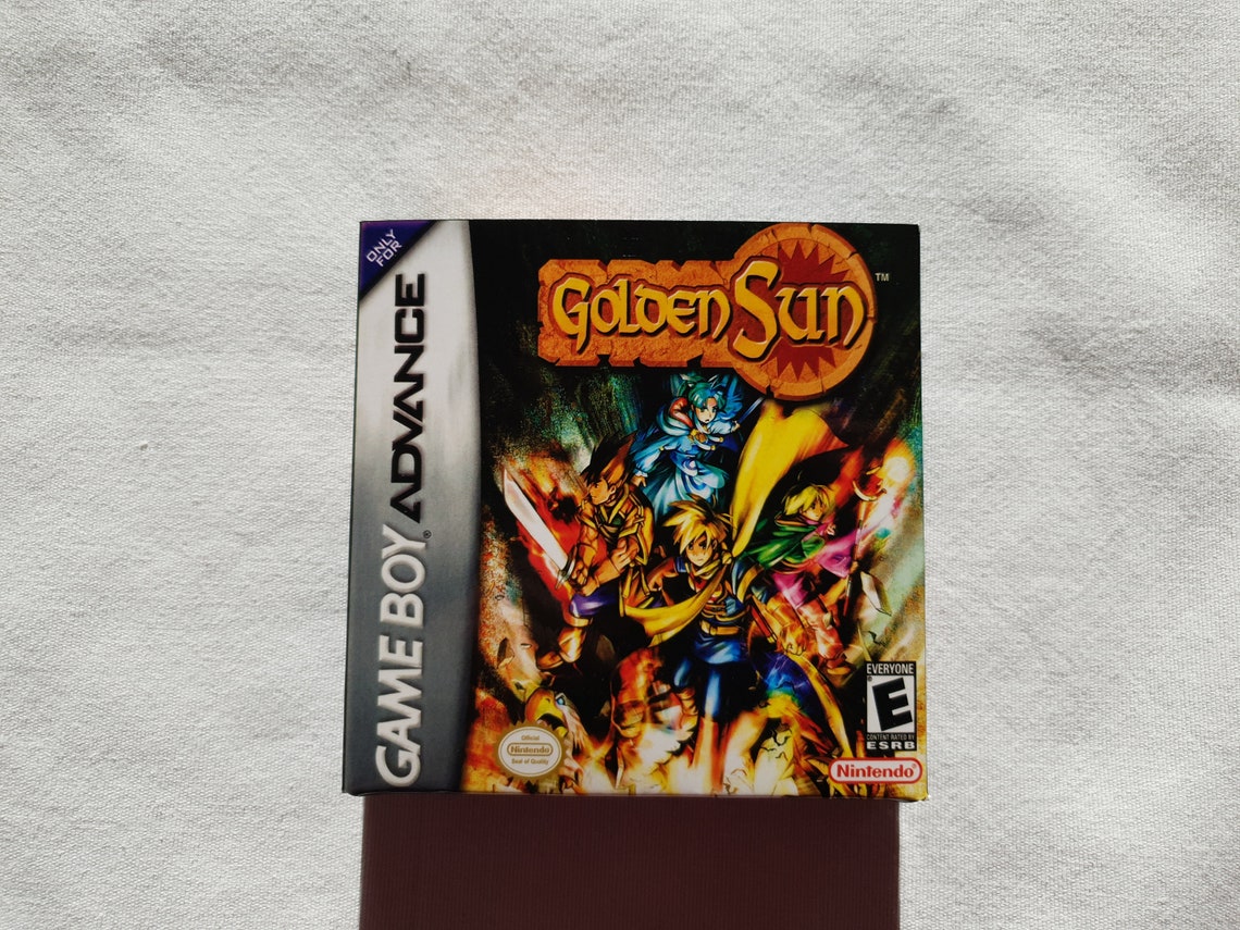 Golden Sun Gameboy Advance GBA Box With Insert Top Quality Etsy Golden Sun Gameboy Advance GBA Box With Insert Top Quality Etsy