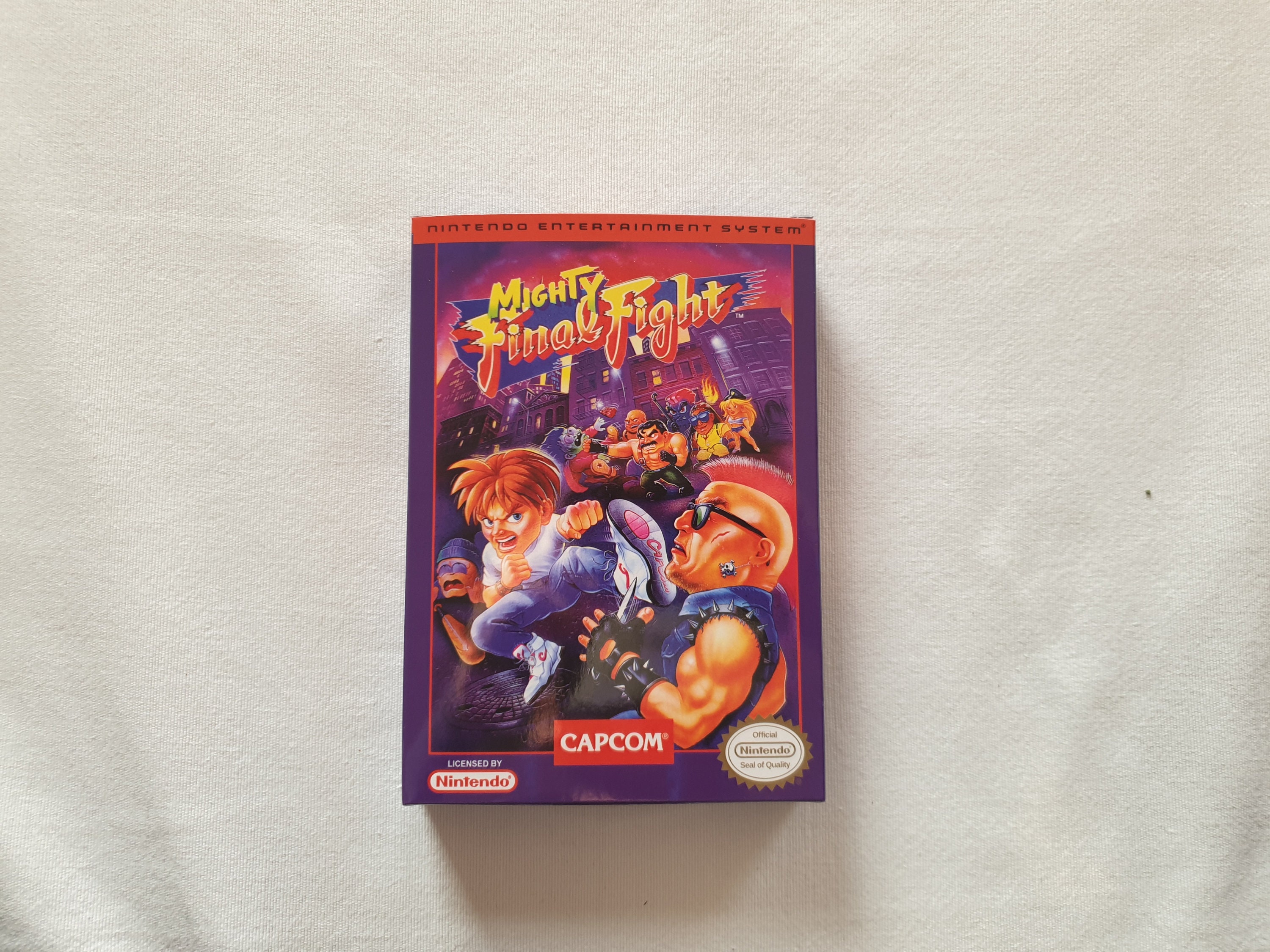 Mighty Final Fight NES Entertainment System Box Only Top Etsy