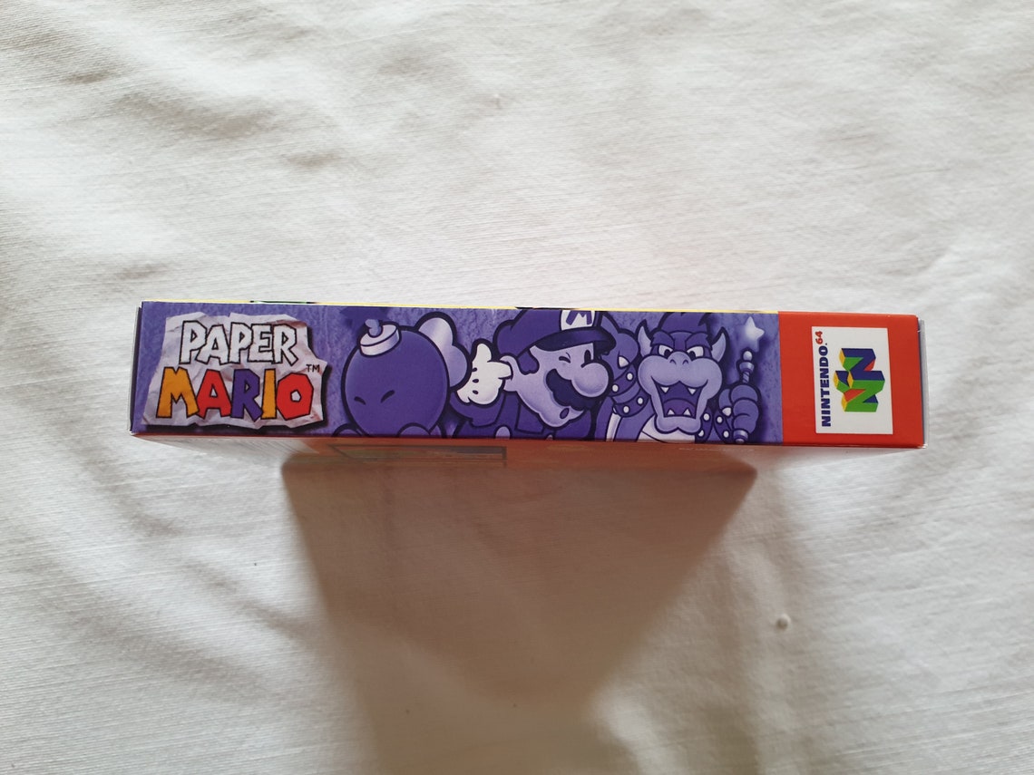 Paper Mario N64 Box With Insert Top Quality | Etsy