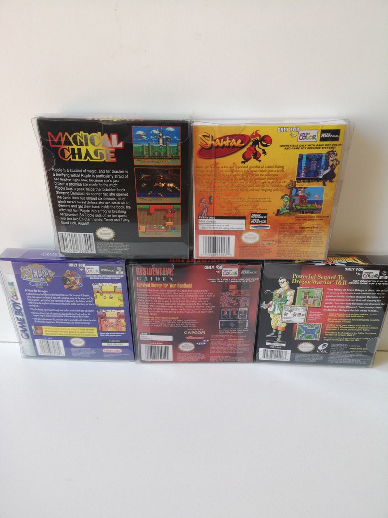 Crystalis Gameboy Color GBC Box With Insert Top Quality - Etsy
