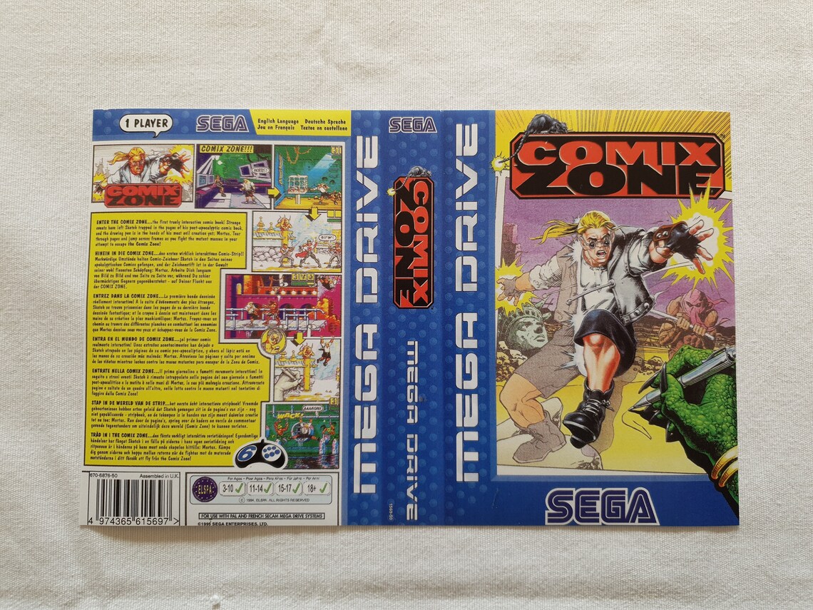 download sega mega drive comix zone