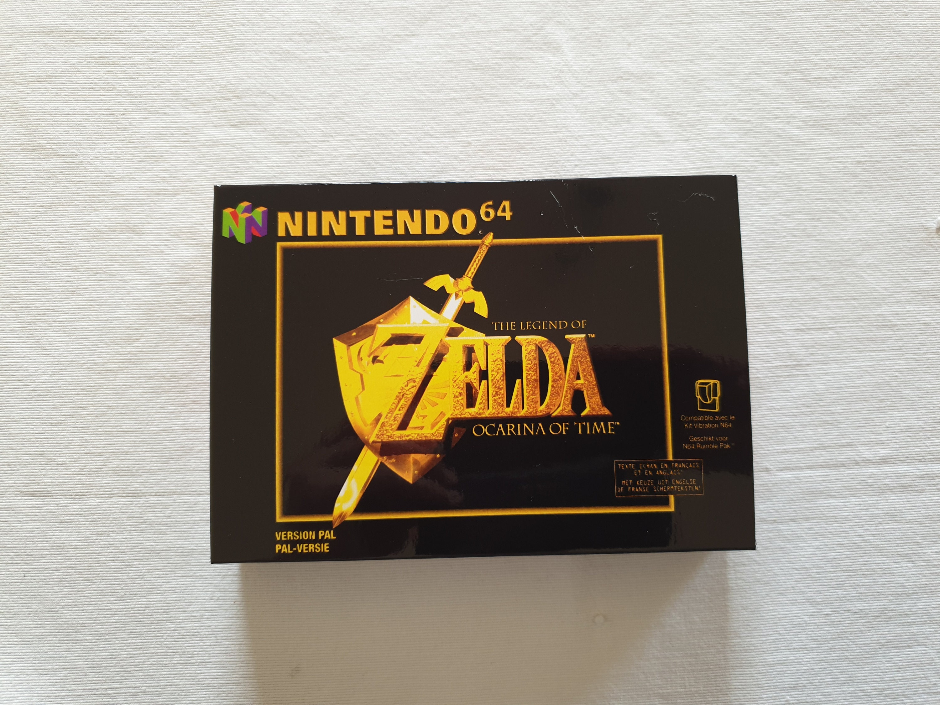 Zelda Ocarina of Time 64 N64 Box With Insert Top Quality Etsy