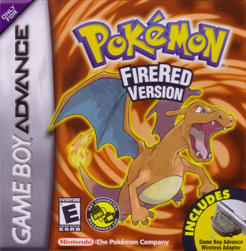 pokemon-fire-red-gameboy-gb-box-with-insert-top-quality-etsy