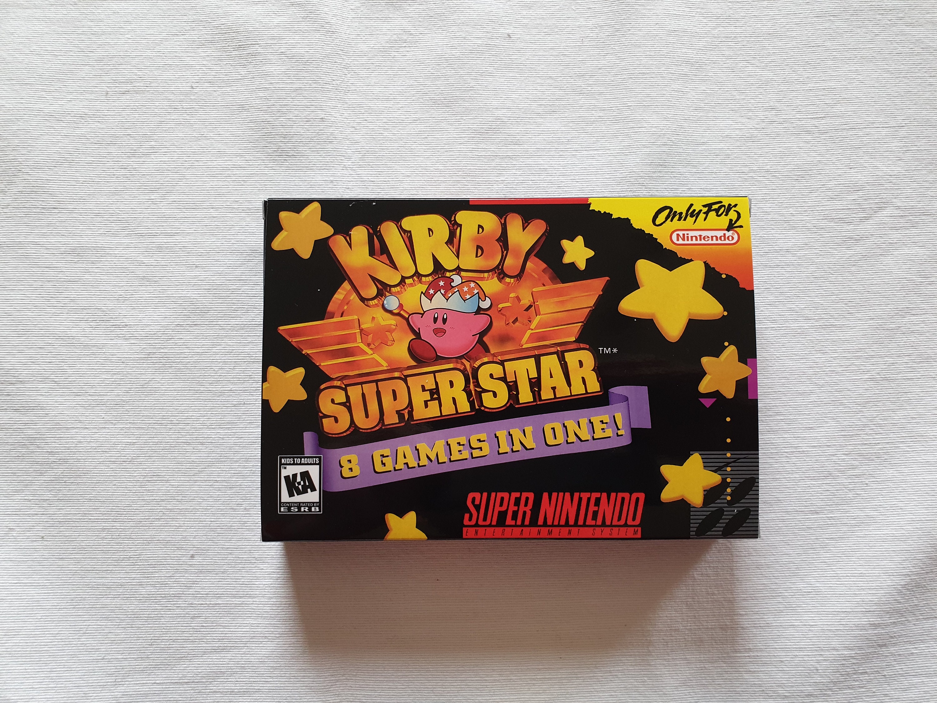 Kirby Super Star SNES Super NES Box With Insert Top Etsy