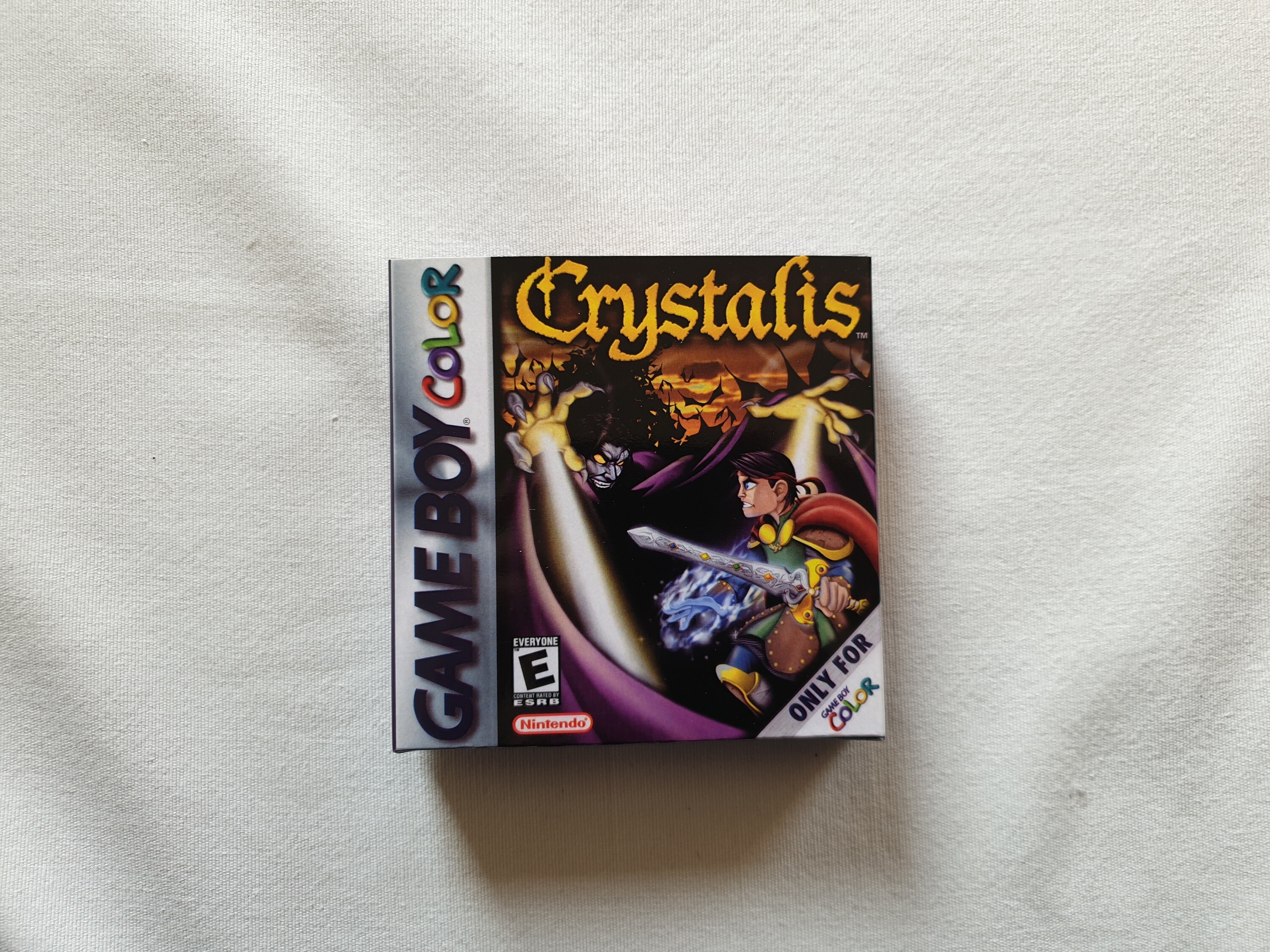 Crystalis Gameboy Color GBC Box With Insert Top Quality - Etsy India