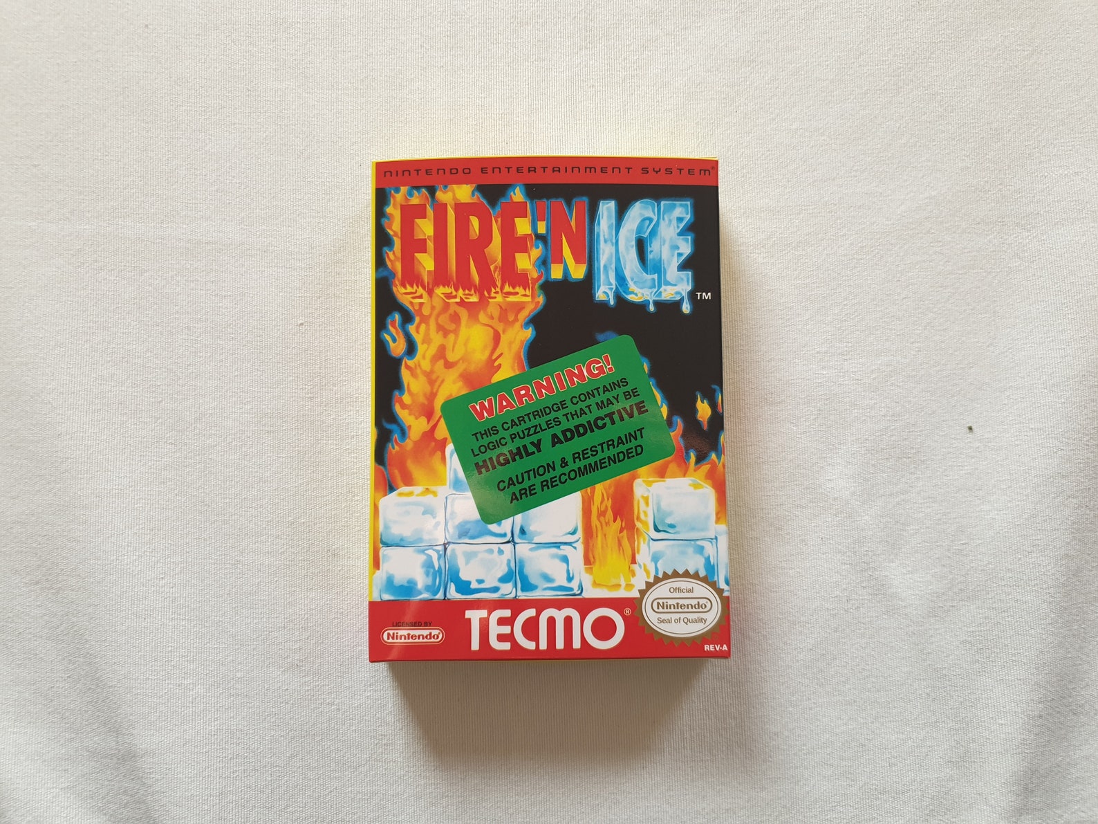 Fire N Ice NES Entertainment System Box Only Top Quality Etsy España