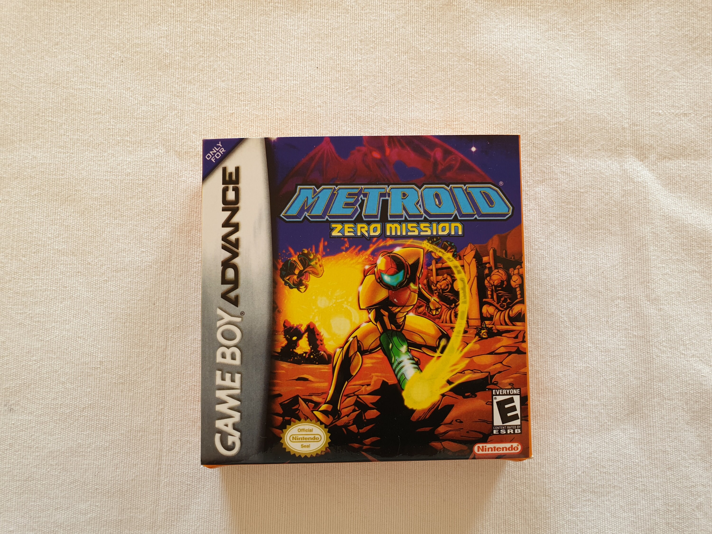 Metroid Zero Mission Gameboy Advance Gba Box With Insert Etsy