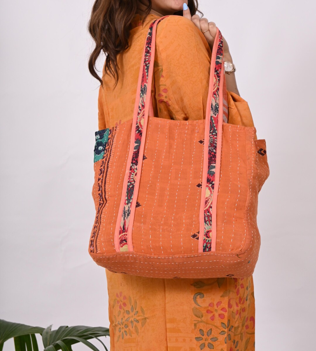 Kantha Tote Bag 16 main image 1