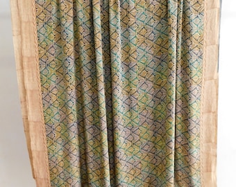 Indian handmade silk saree 5 yard silk fabric craft sewing clothing silk dress making fabric kimono making fabric 111