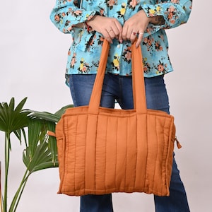 Quilted Cotton Hand Purse: Party Handbag with Pocket