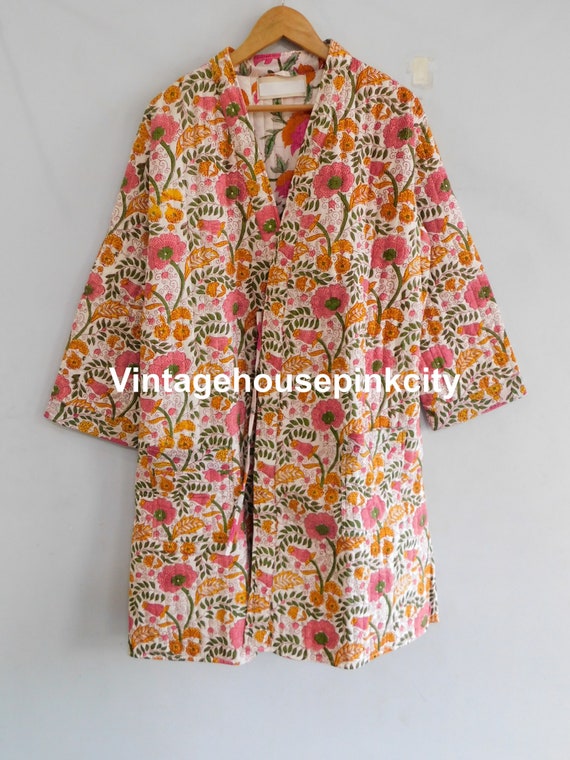 Multi colored kimono, cotton kimono jackets, inti… - image 3