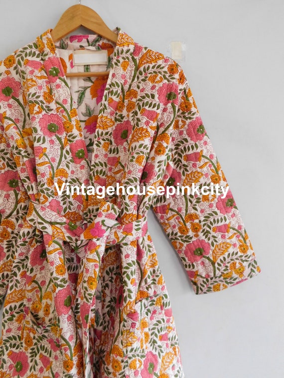 Multi colored kimono, cotton kimono jackets, inti… - image 2