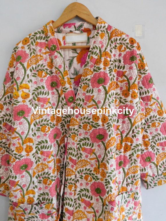 Multi colored kimono, cotton kimono jackets, inti… - image 4