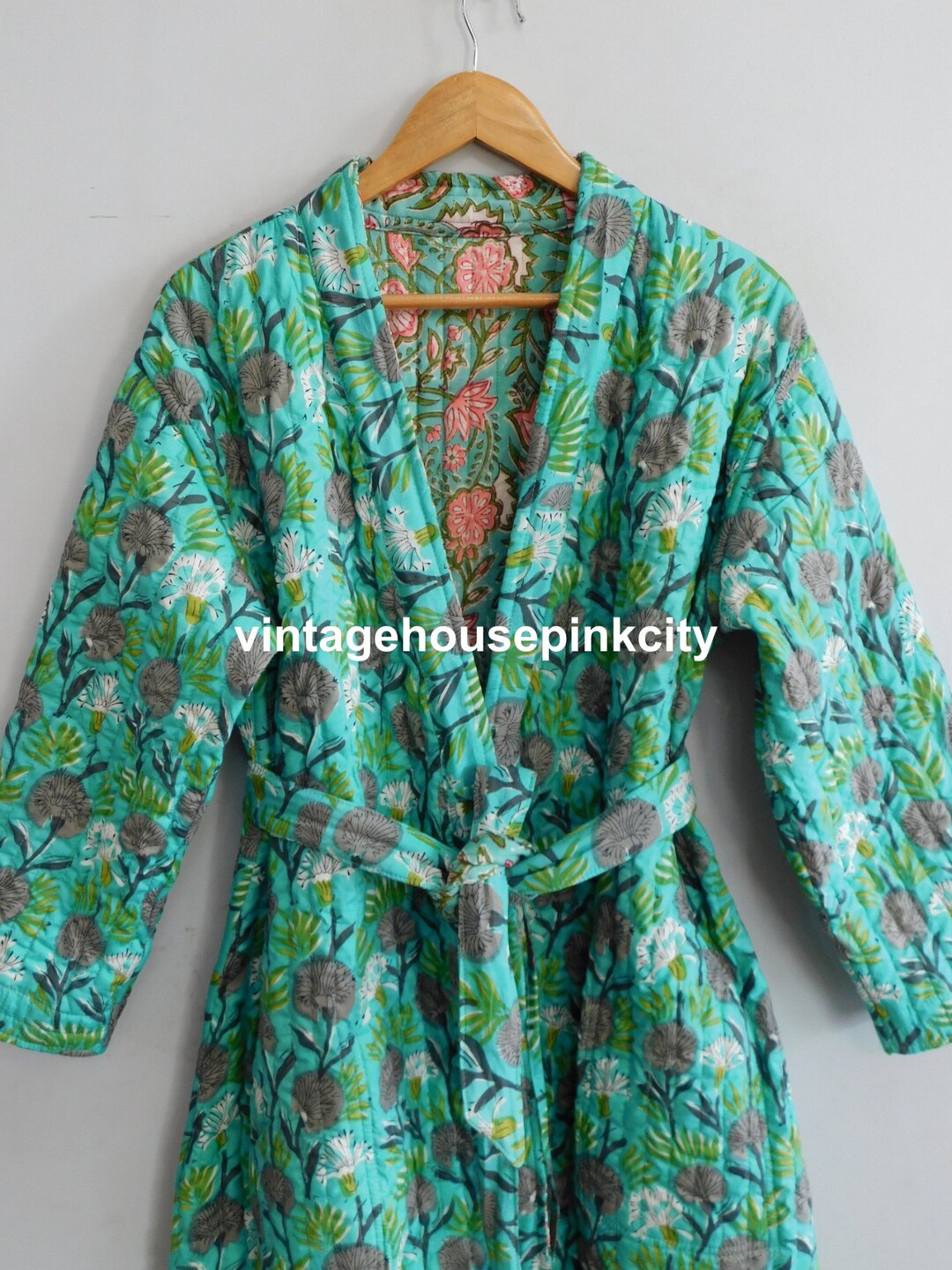Women Wear Cotton Jacket Boho Designer Long Kimono Jackets Etsy
