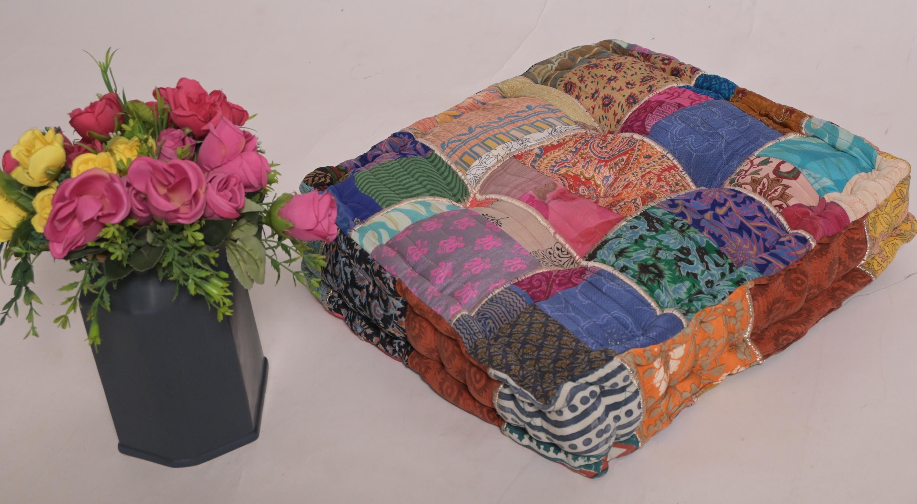 Vintage Floor Cushions – Poufs & Pillows vintage floor cushion