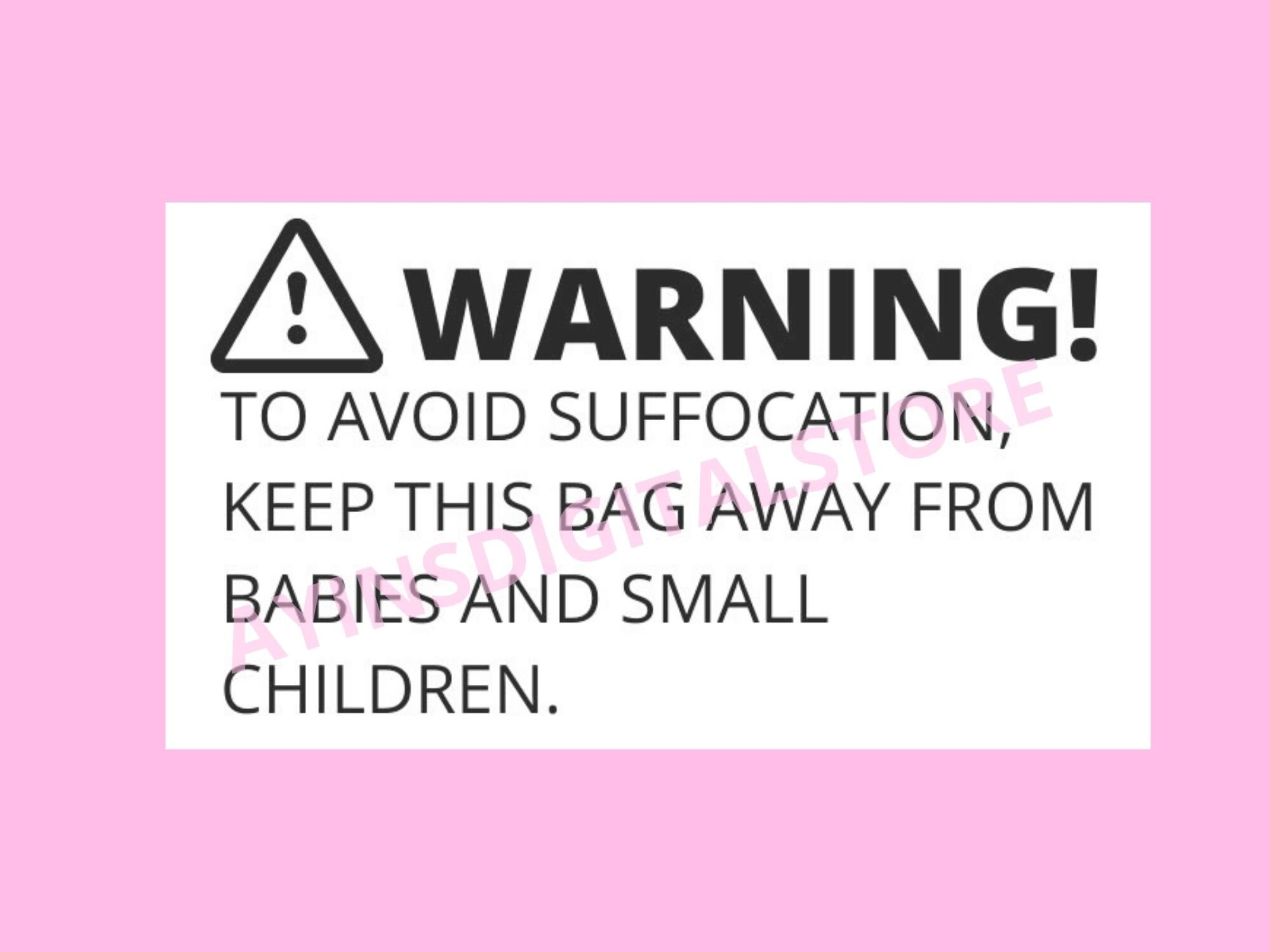 suffocation warning, warning label, suffocation label, suffocation warning jpg, suffocation warning template, suffocation warning png, label