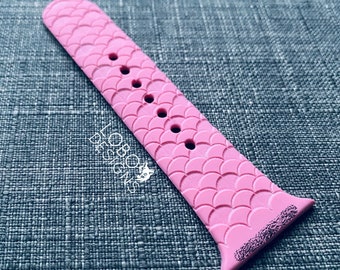 Laser File Bundle — Scales/Mermaid Pattern Watch Band Designs (Jigs Not Included!) — SVG, PDF, AI