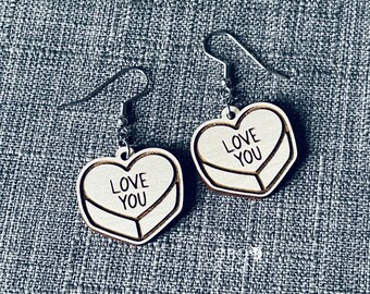 Pendientes del corazón SVG, corazón pendientes archivo, pendientes de corte de archivo, pendiente SVG, pendientes archivo láser, pendientes de corte de archivo, pendientes del corazón, archivo láser