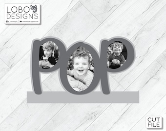 Laser File \u2014 Oma Frame w THREE Design Options SVG PDF