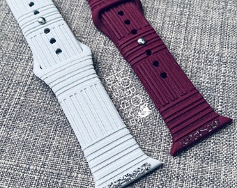 Laser File Bundle — Two Striped Design Watch Band Designs (Jigs Not Included!) — SVG, PDF, AI