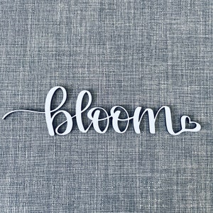Laser File — Hand-Lettered &quot;Bloom&quot; Double-Design — SVG, PDF, AI