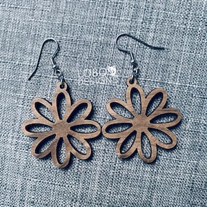 Flower Earrings SVG, Floral Earrings SVG, Earrings Cut File, Earrings Laser File, Earring Cut File, Earring Laser File, Earring SVG
