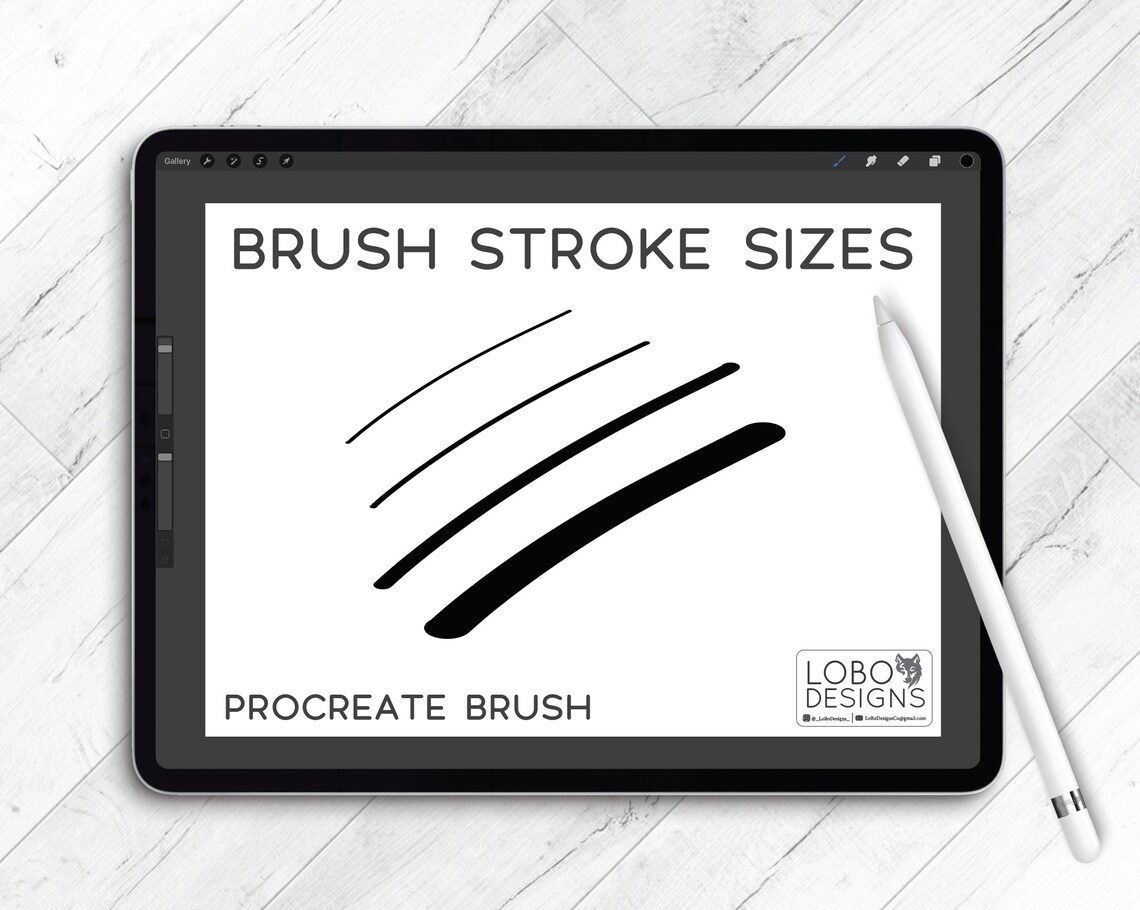 Procreate Brush File Stream Procreate Brush Script Brush Etsy