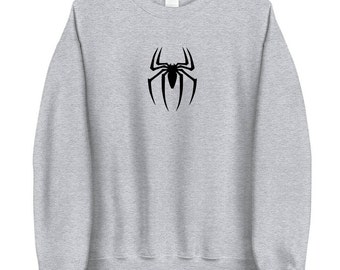 Symbiote Spiderman Unisex Sweatshirt Custom Home - Spiderman Text Etsy Underoos Way No