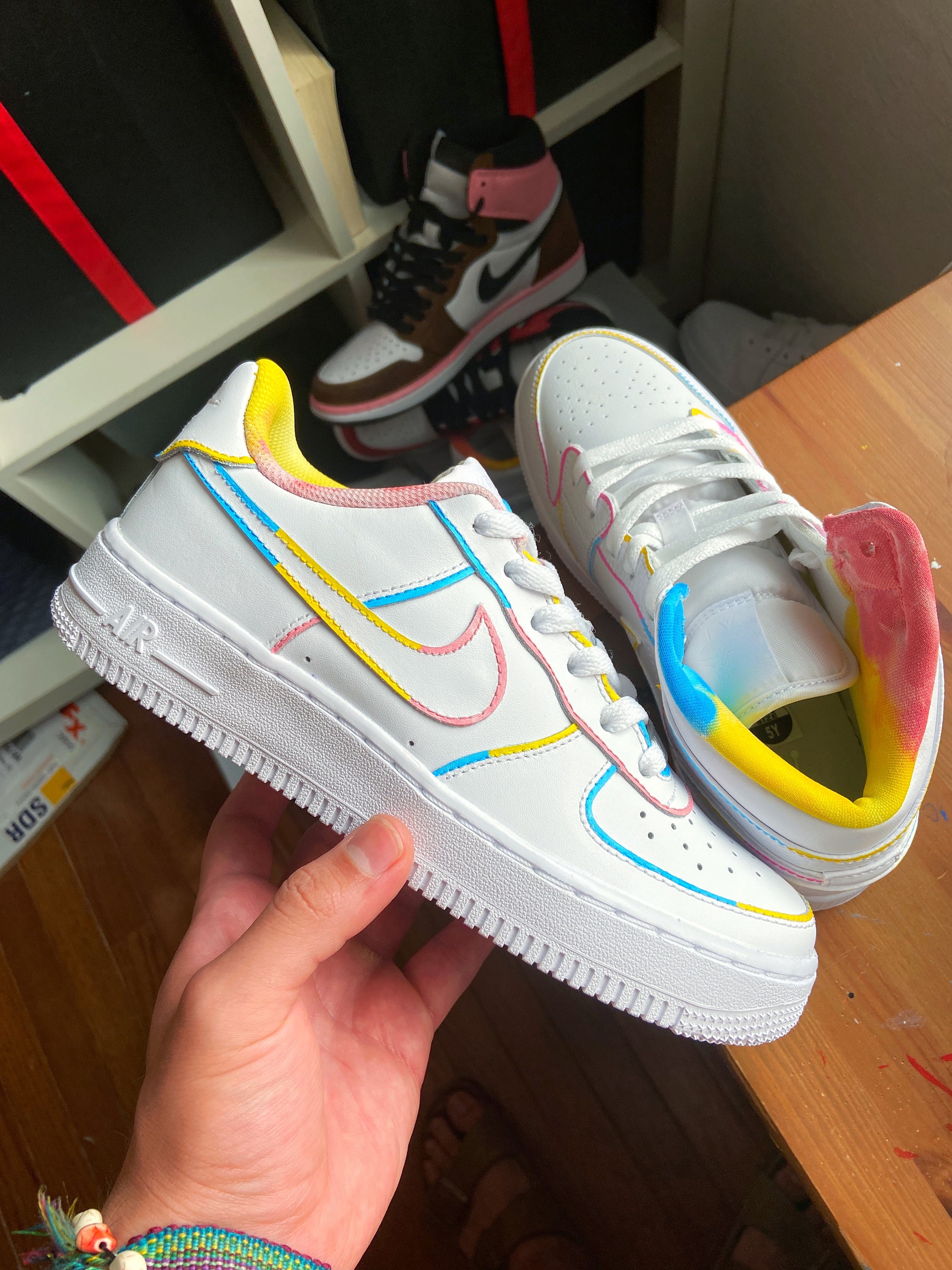 Cotton Candy Custom Air Force 1's Custom Air Force 1 