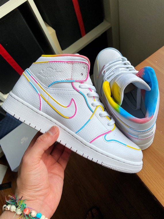 Buy Nike Air Jordan 1 Cotton Candy CUSTOM Online in India 