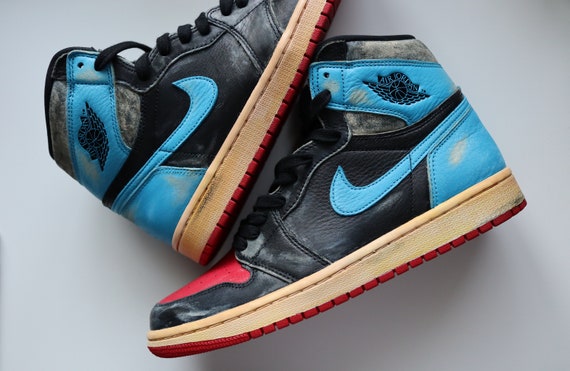 distressed jordan 1