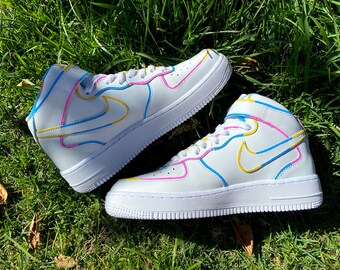 Nike Air Force 1 Cotton Candy CUSTOM 