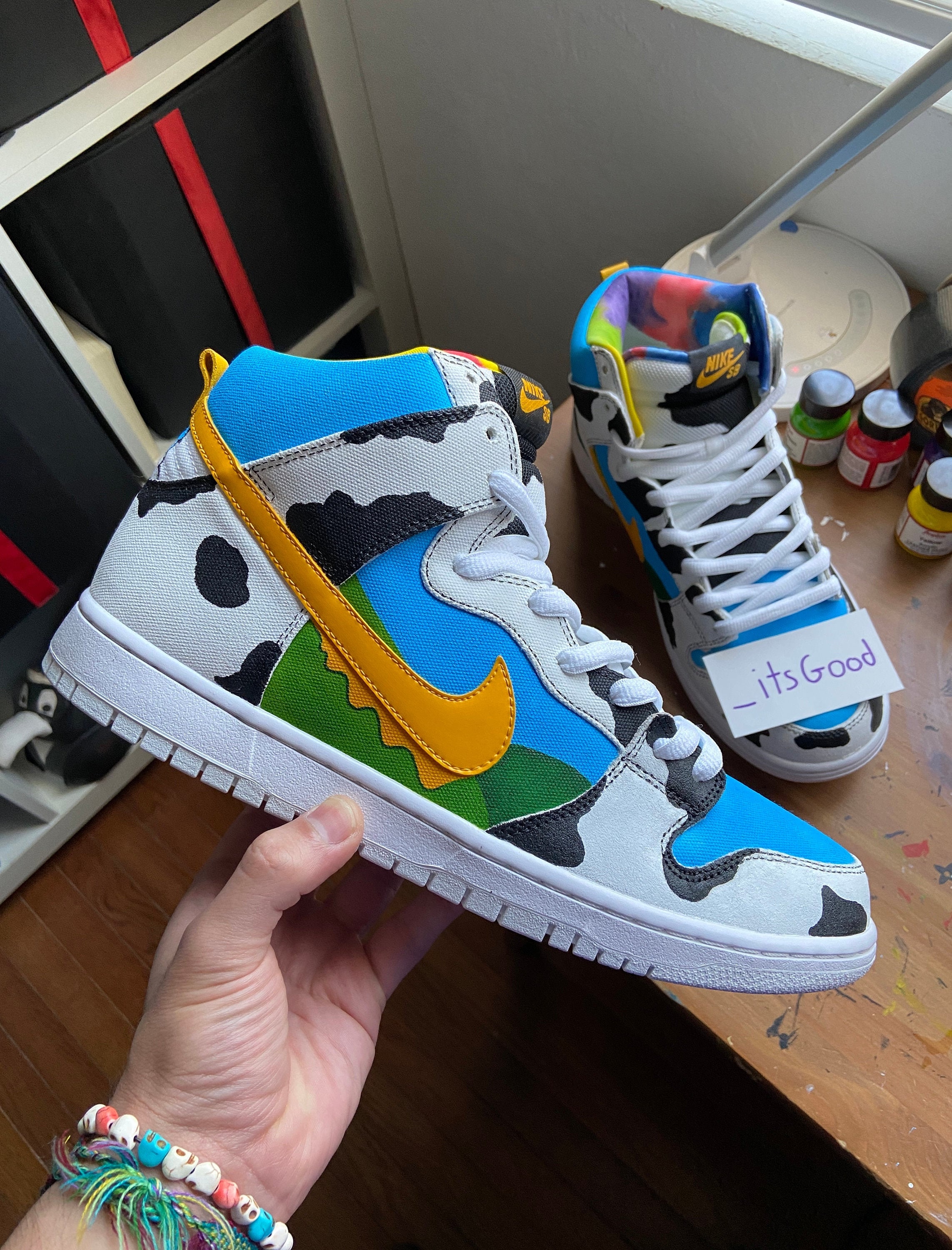 Nike SB Dunk High Chunky Dunky CUSTOM - Etsy Finland