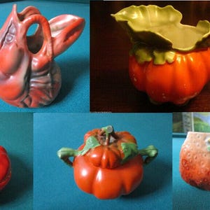Royal Bayreuth Bavaria Tomato Creamer Teapot Cup Covered Sugar [170G]