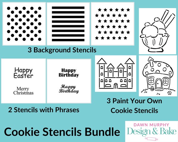 Biscuit stencils discount