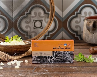 Chios Mastiha / Mastic Gum 1.76 oz / 50 g Medium Tears. Product of Chios, Greece. Best selling Brand in the US.