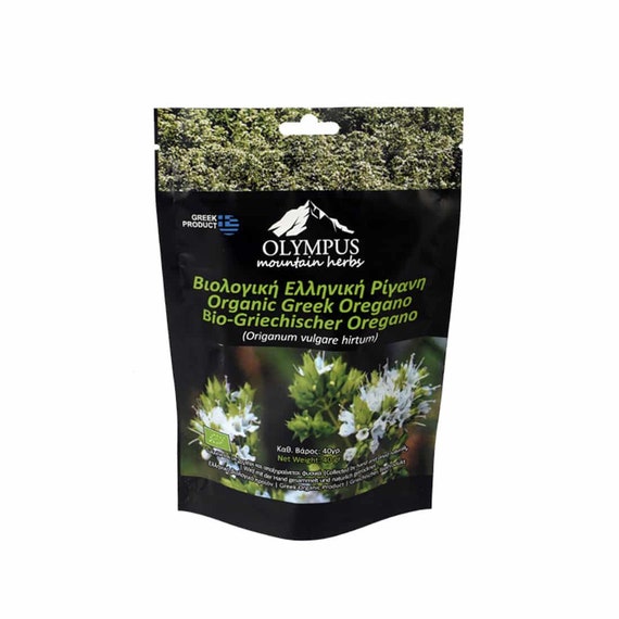 Greek Oregano. OLYMPUS, Organic, Greek Oregano. 40 g / 1.41 oz